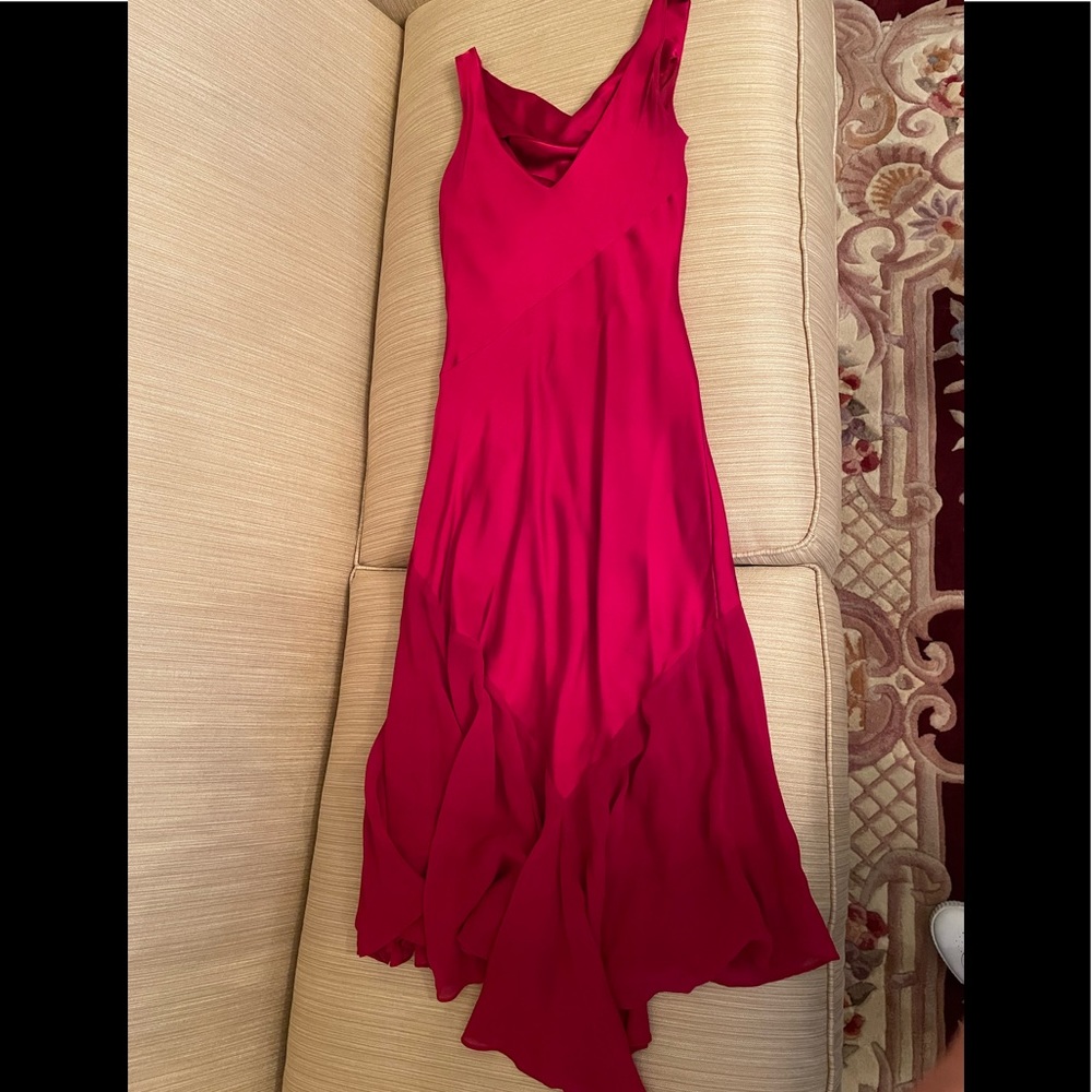 Silk Beautiful red dress